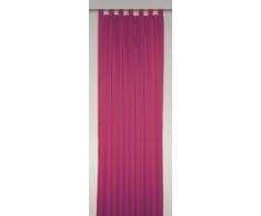 Wirth AustralienSch750-4 Vorhang Australien Schlaufenschal, 245 x 135 cm, Einzelgardine, rosa
