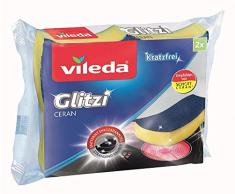 Vileda Ceran Schwamm für Induktionsherde und Ceran-Flächen, 2er Pack