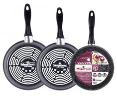 Magefesa K2 Pfannenset (20/24/28)-cm grau