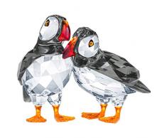 Swarovski Papageientaucher Kristallfigur, Kristall, Mehrfarbig, 5.5 x 6.6 x 4.3 cm