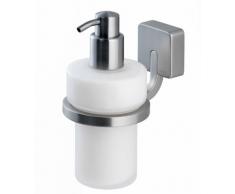 Tiger Impuls Seifenspender Edelstahl gebürstet, Echtglas gefrostet