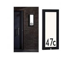 Paulmann 94256 Outdoor Panel LED Außenleuchte eckig incl. 1x10 Watt Anthrazit Aluminium 3000 K Warmweiß, 10 W