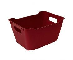 keeeper Aufbewahrungsbox, Strukturierte Oberfläche, 1,8 l, Lotta, Bordeaux Rot