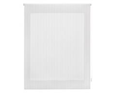 Blindecor Streifen Rollo, Stoff, Grau, 110 x 180 cm