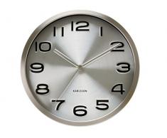 Karlsson KA4462 Wanduhr Maxie Stahl
