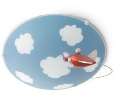 Philips Mykidsroom LED Deckenleuchte Sky, Glas, blau