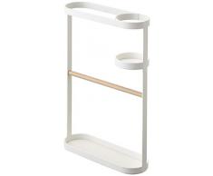 YAMAZAKI 2308 Schirmständer, Stahl, Weiß, One Size