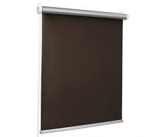 ROLLMAXXX Thermo Verdunkelungsrollo Klemmfix ohne Bohren (80 x 215 cm, Braun)