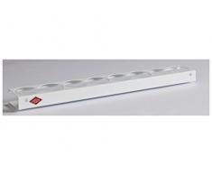 WESCO Gewürzboard für 8 Behälter, Weiß pulverbeschichtet, 55 x 7,6 x 3 cm