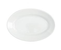 Saturnia Tablett oval cm.31 Tivoli weiß