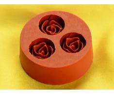 Teigschaber 11304Â 3Â Designs flexique klein Rose Silikonform fÃ¼r 6Â x 6Â x 2Â cm