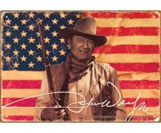 Aquarius John Wayne Flagge Blechschild