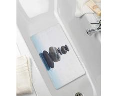 Wenko Wanneneinlage Meditation 70x40 cm, Thermoplastischer Kunststoff (TPR), Mehrfarbig, 70 x 40 x 0.1 cm