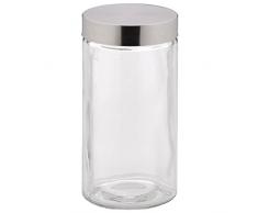 kela 17868Â Bera Frischhaltebox Glas/Edelstahl Transparent/Silber 11Â x 11Â x 22Â cm 1,7Â l