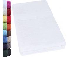 Nature Mark Saunatuch, 100% Baumwolle, Weiß, 80x200 cm