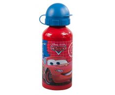 POS 68785088 - Trinkflasche mit Disney Pixar Cars Motiv, aus Aluminium, bpa- und phthalatfrei, Fassungsvermögen ca. 400 ml, ideal für Unterwegs, Schule und Sport, für Jungen und Mädchen
