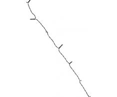 E = M6 5eex933bc Lichterkette Batteriebetrieben mit 48 Lampen LED Kunststoff/PVC weiß