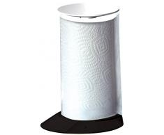 Bugatti Glamour Papierrollenhalter (H28cm x 19 cm Durchmesser, Schwarz)