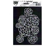 Carabelle Studio Art Mask Schablone, Blumenstrauß zum gestalten von Gemusterten Hintergründen und Erstellen von Kunstwerken und Bastelprojekten