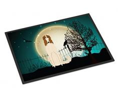 Carolines Treasures Halloween Scary Borzoi Indoor or Outdoor Mat 18x27 BB2213MAT 18 x 27 Multicolor