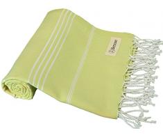 Bersuse Handtuch, 94 x 178 cm Modern 37 x 70 Pistaziengrün