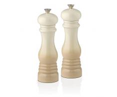 Le Creuset Set Salz- und Pfeffermühle, mandel