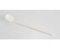 Kimmel Mehrzwecklöffel Joghurtlöffel Eislöffel Cocktaillöffel 6 Stück Mehrweg, Kunststoff, Weiß
