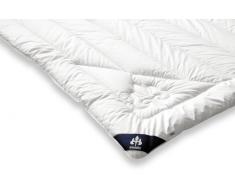 Badenia Bettcomfort Steppbett Irisette de luxe Mono Ganzjahresdecke, 200 x 200 cm, weiß