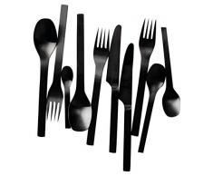 Bodum K6335-01 Barcelona Besteckset 16-teilig Besteckset, Edelstahl, Schwarz, 4 x 20 x 2 cm, 6 Einheiten