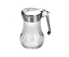 ibili 755300 Honigspender, 250 ml, Glas, transparent / silber, 8 x 8 x 15 cm