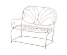 Rayher Hobby 46237102 Bank, weiß, 5,5x3x5,5cm, SB-Btl 1Stück