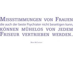 INDIGOS 4051095016984 Wandtattoo w200 Missstimmung von 80 x 28 cm, violett