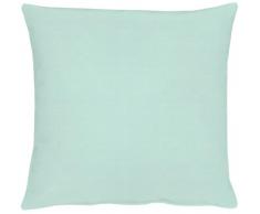APELT Kissenhülle 4362 Farbe 14, modisch und zeitloser Kissenbezug, hochwertige und schicke Unifarbene Zierkissenhülle in Türkis, Größe 40 x 40 cm