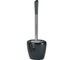 Sanwood by Nicol 6962425 Donna WC- Bürstengarnitur, Material Keramik, 40 x 13,3 x 10,9 cm, Bürstenstiel metall verchromt, schwarz