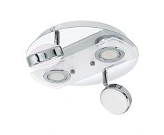 EGLO SALTO Wand- / Deckenleuchte, Stahl, 2.5 W, chrom