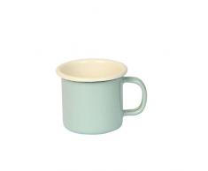 Dexam 150 ml emaillierter Stahl Vintage Espresso Tasse, Salbei