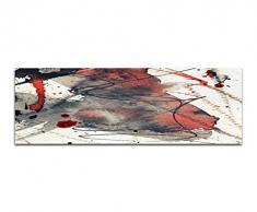 Panoramabild auf Leinwand und Keilrahmen 150x50cm Hintergrund Grunge abstrakt Texture