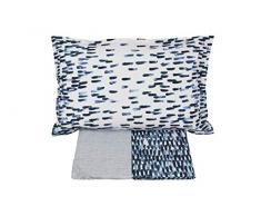 Gabel Bettwäsche-Set 160 x 190 cm Blu Imperiale