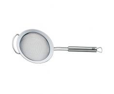 WMF Profi Plus Küchensieb Ø 12 cm, mit Drahtgeflecht, Cromargan Edelstahl teilmattiert, spülmaschinengeeignet