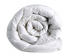 Prestige Italian Bed Linen Weiße Winter Steppdecke, 100% Mikrofaser, Doppelte, 250x200cm