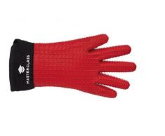 Kitchen Craft Ofen Handschuh mit Finger, Silikon, Rot, One Size