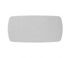 Sealskin Rubelle Badewanneneinlage aus hautfreundlichem Gummi, Sicherheitseinlage für Dusche und Badewanne, Farbe: Grau, Größe: 75x37 cm