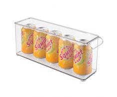 InterDesign 72830EU Stapelbare Kühlschrank- und Gefrierschrank-Box 37 x 10 x 15cm, Durchsichtig