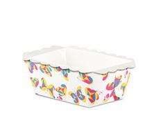 Dr. Oetker Papier-Backformen Mini Schmetterlinge, rechteckige Einweg-Backformen für kleine Kuchen (Farbe: Bunt), Menge: 10 Stück