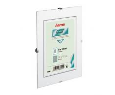 Hama Sonstige Bilderrahmen Clip-Fix NG rahmenloser Bildhalter 13 x 18 cm