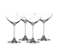Spiegelau & Nachtmann, 4-teiliges Cocktailschalen-Set, Champagnerschale/Coupette Glas, Kristallglas, 250 ml, Special Glasses, 4710050