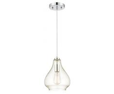 Westinghouse 6103640 Pendelleuchte, A++ to E, Metall, chrom, 19.05 x 19.05 x 153.04 cm