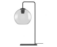 LEDVANCE Vintage Edition 1906, Tischleuchte mit E27 Sockel, Rauchgraues Glas, Ohne Leuchtmittel, Globe Table