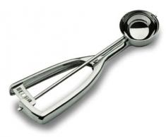 LACOR Eisportionierer aus Edelstahl 18/10, Silber, 59 mm