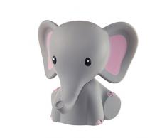 MyBaby Nachtlicht Elefant, Einschlafhilfe, Spielzeug, Nachtlicht, Nachttischlampe, Einschlaflicht für Babys und Kleinkinder mit 5 verschiedenen LED Farben und Timerfunktion